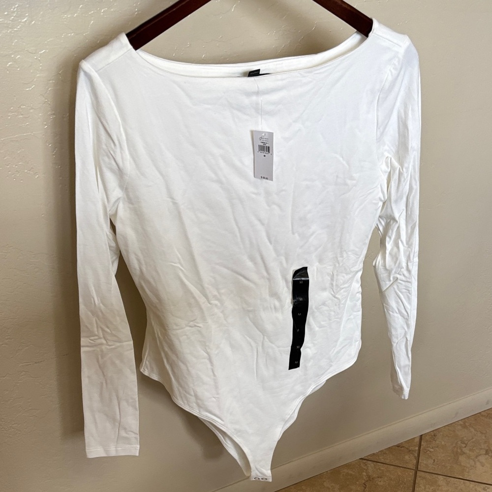 Banana Republic Classic White Bodysuit